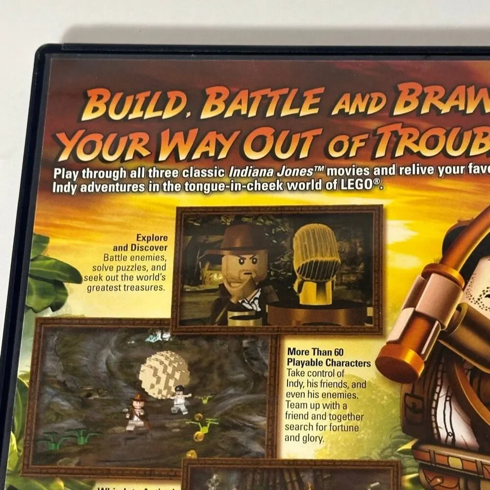 Playstation 2 LEGO Indiana Jones the Original Adventure Complete With Manual 200